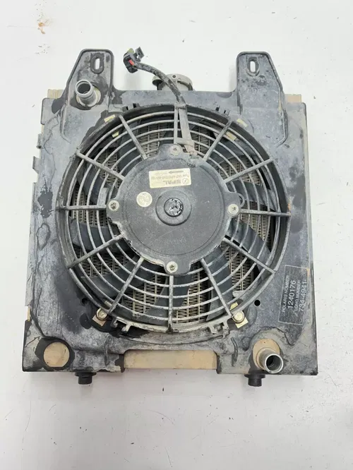 04 2004 Polaris Scrambler 500 4x4 OEM GOOD! Radiator Rad Fan Assembly Tubes Tank