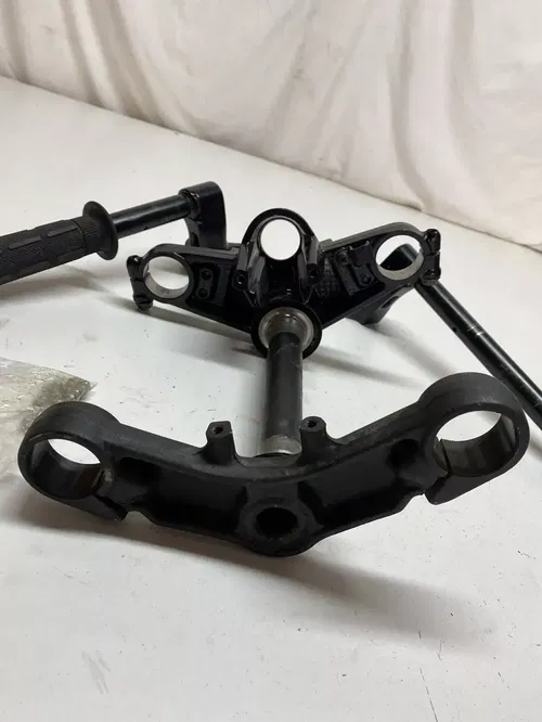 2001 01 NINJA EX 500 R TRIPLE TREE BEARINGS L R HANDLE BARS MINT 995 MILES