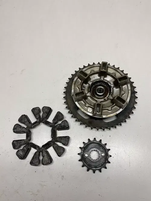 2001 01 KAWASAKI NINJA EX 500 R MINT 995 MILES SPROCKET HUB BUMPERS RUBBER GOOD!