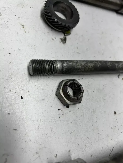1980 80 Honda XL500S Xl 500 OEM LOT Front Rear Back Axle Shaft Bolt Swingarm Nut