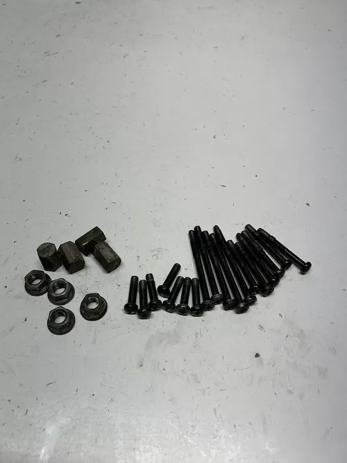 1990 90 Yamaha RT180 RT 180 rt OEM LOT Cylinder Head Case Clutch Bolts Screws #3