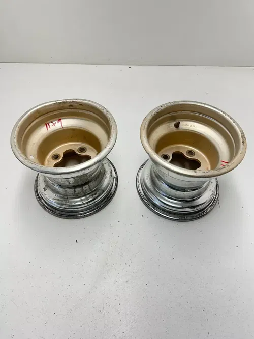 05 2005 Honda TRX450R Trx 450 r OEM Rear Back Wheel Rim Pair L R 9X8 Free