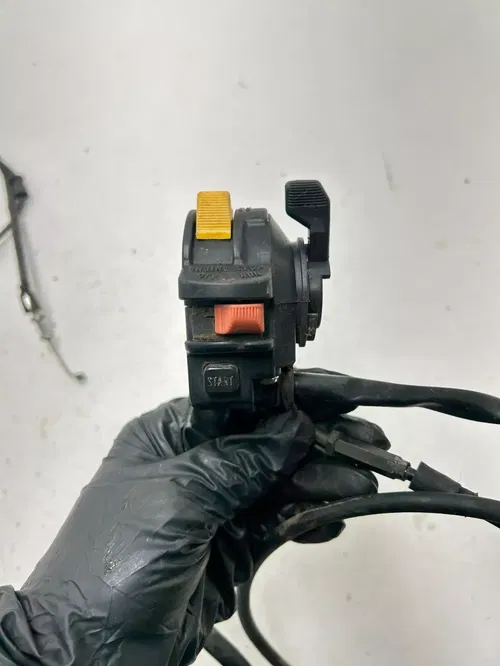 04 2004 Suzuki Eiger 400 LTF 4x4 OEM GOOD! Thumb Throttle Mount Cable Choke