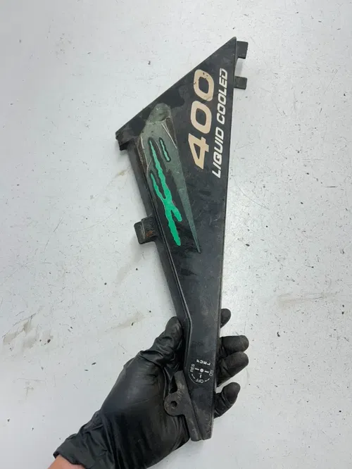 96 1996 Polaris Sportsman 400 2 Stroke 4x4 OEM Side Panel Cover Firing Trim
