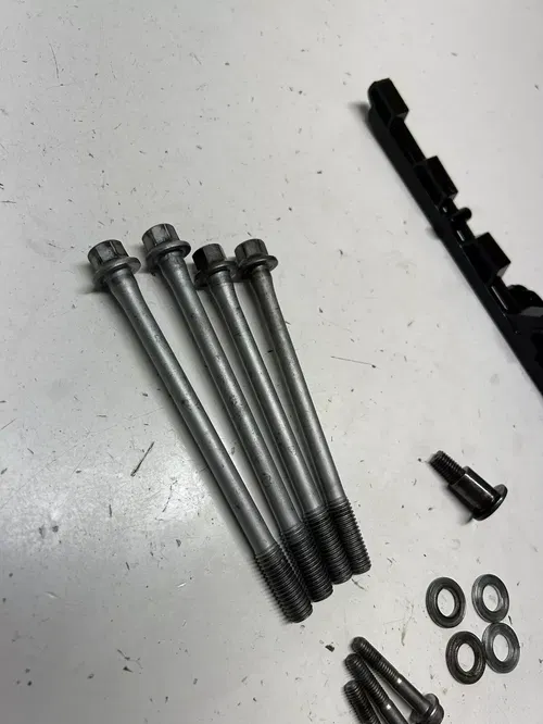 2006 06 Kawasaki Kx450f KX 450 F OEM LOT Cylinder Head Stud Bolt Cam Chain Guide