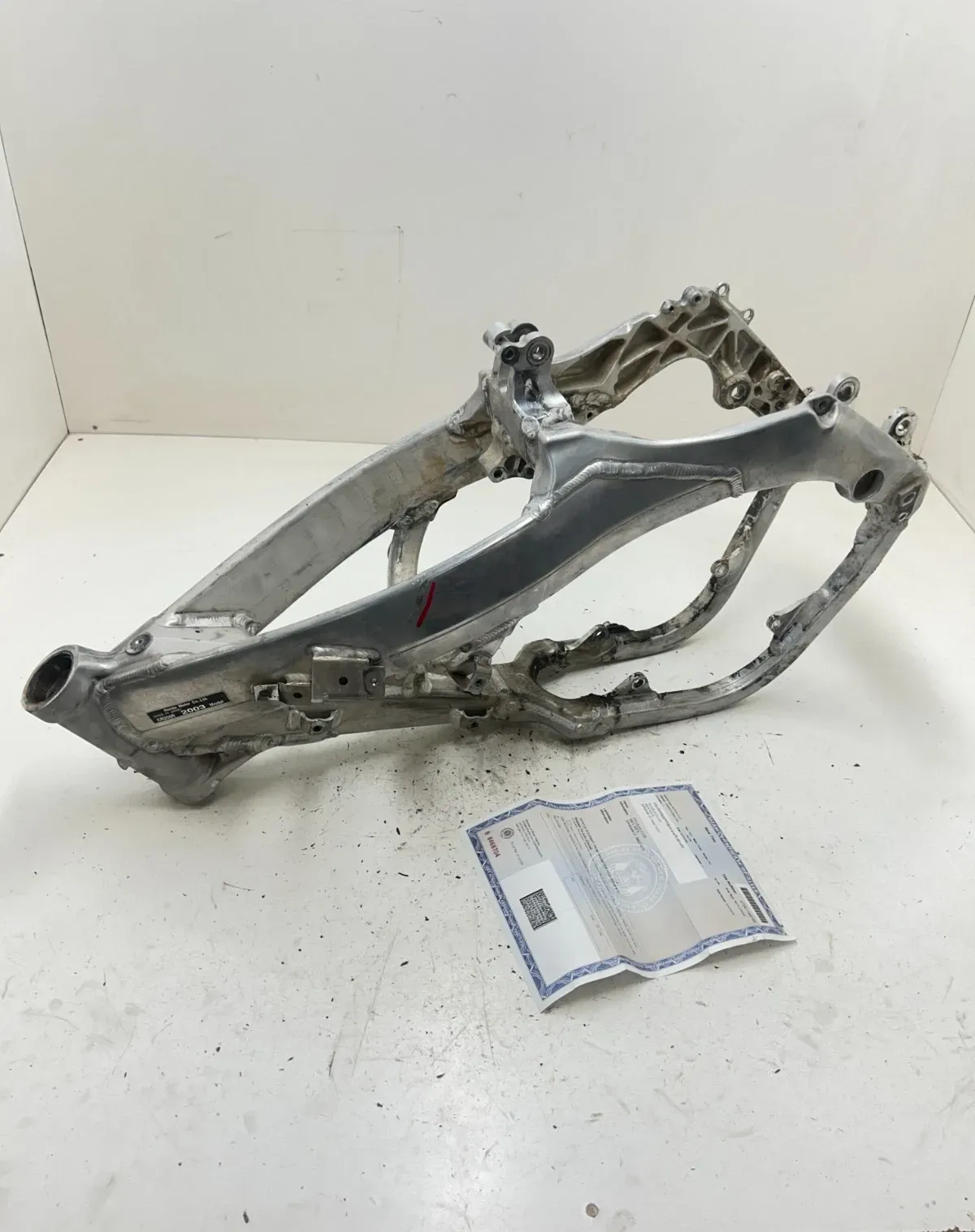 03 2003 Honda CR250R Cr 250 r 2 Stroke OEM T!tl3 Main Frame Body Assembly Chassi