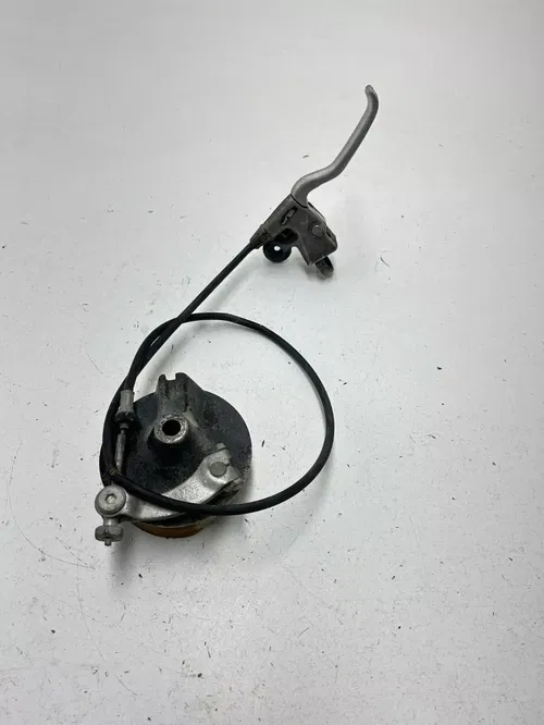 1980 Suzuki JR50 Jr 50 2 Stroke OEM Front Brake Hub Drum Perch Arm Lever Plate