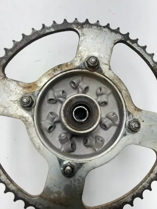 1995 95 Kawasaki KX100 kx 100 OEM Rear Wheel Hub Sprocket Brake Disc Rotor
