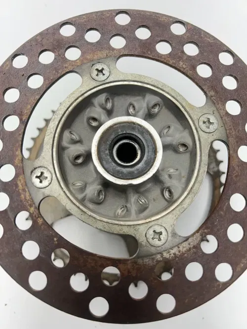 1995 95 Kawasaki KX100 kx 100 OEM Rear Wheel Hub Sprocket Brake Disc Rotor