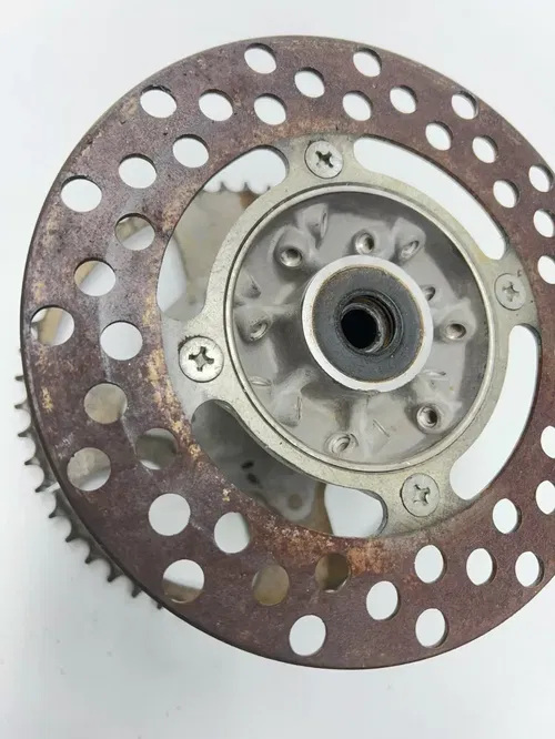 1995 95 Kawasaki KX100 kx 100 OEM Rear Wheel Hub Sprocket Brake Disc Rotor