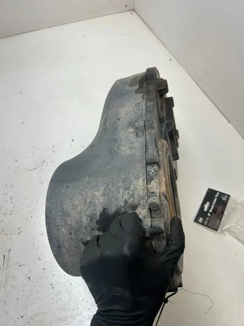 02 2002 Polaris Ranger 500 4x4 OEM GOOD! Clutch Cover Guard Shield Intake Tubes