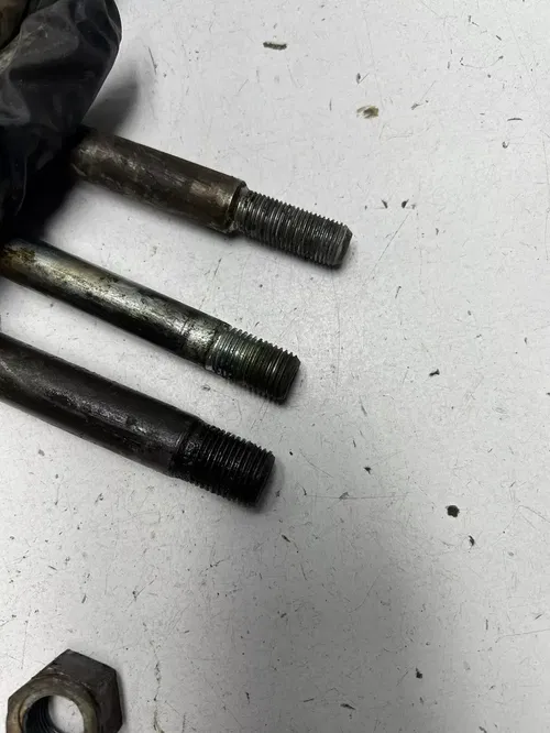 85 1985 Honda XR350R xr 350 r OEM LOT Front Rear Back Axle Shaft Swing Arm Bolt