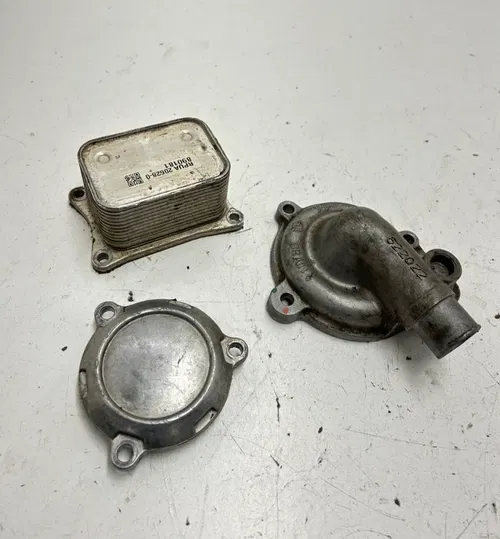 22 2022 Can-Am Maverick Sport 1000 Max OEM Oil Cooler Water Pump Cover Filter