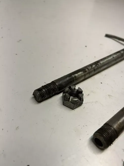 1979 79 YAMAHA IT 175 It175 OEM Front Rear Back Axle Shaft Swingarm Spacer Adjus