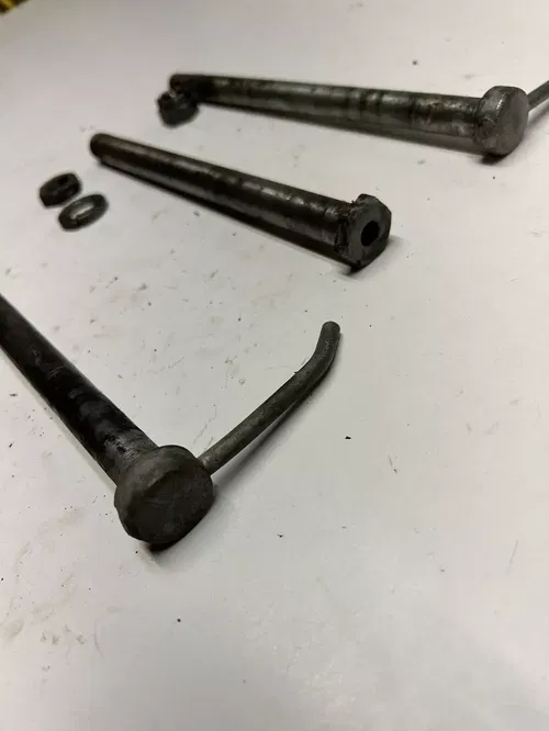 1979 79 YAMAHA IT 175 It175 OEM Front Rear Back Axle Shaft Swingarm Spacer Adjus
