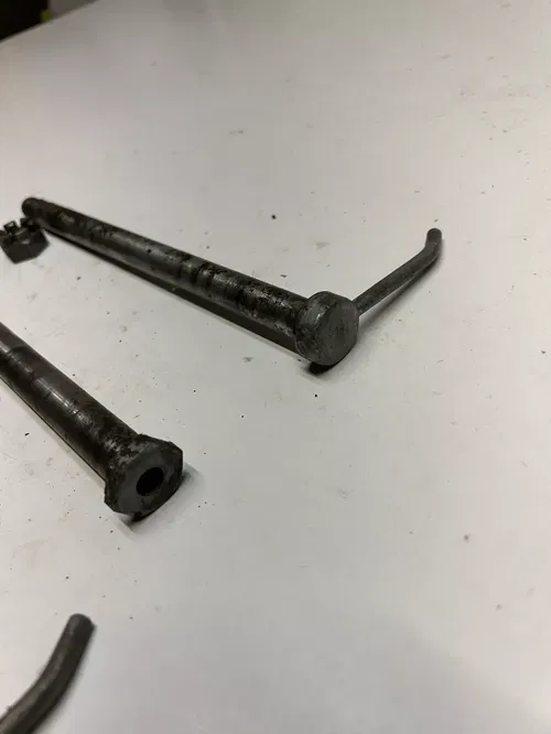 1979 79 YAMAHA IT 175 It175 OEM Front Rear Back Axle Shaft Swingarm Spacer Adjus