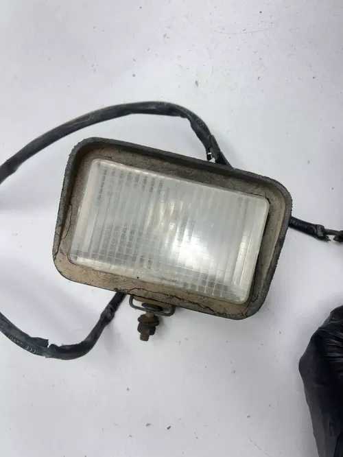 1994 94 Polaris Trail Boss 400 4x4 OEM Head Light Lights L R Pod Mount
