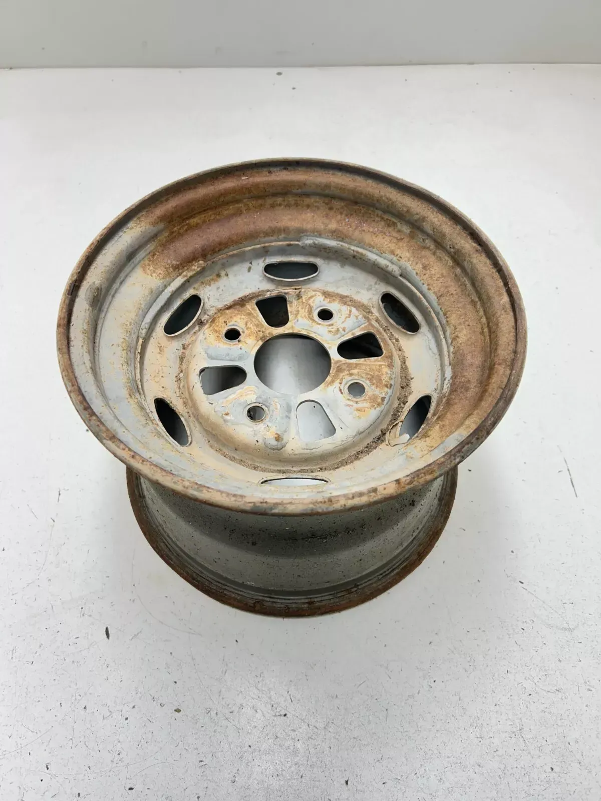 2002 Suzuki Vinson 500 Lta500f 4x4 Auto Rear Back Wheel Rim 11x7.5 Read Descrip