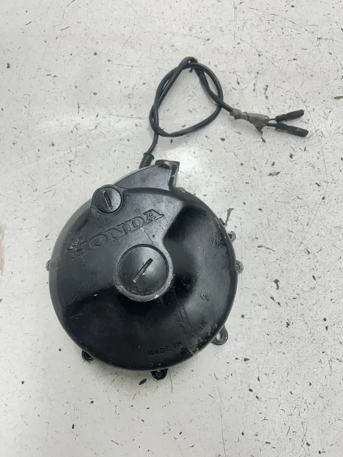 85 1985 Honda XR350R Xr 350 r OEM Side Engine Stator Generator Cover Guard