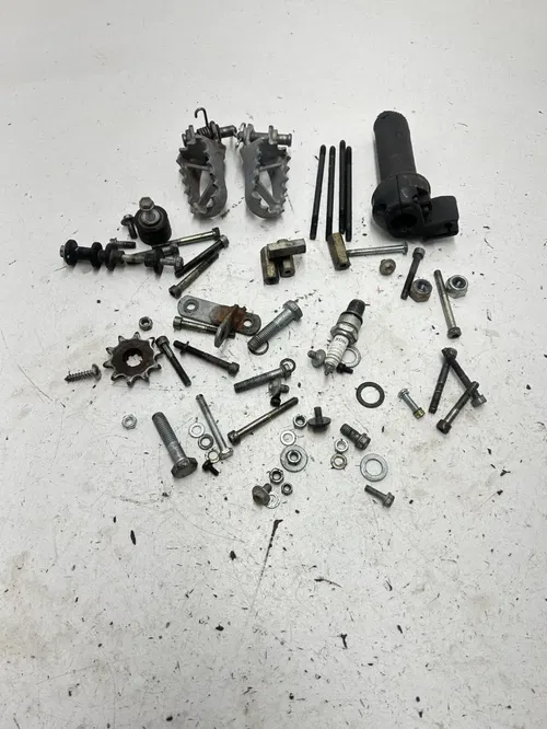 2001 98-01 KTM Adventure JR Mini 50 OEM Bolt Lot Foot Pegs Throttle Head Bolts