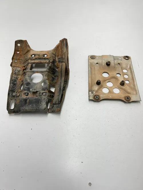 1991 91 Honda trx250x Fourtrax 250x OEM STRAIGHT LOT Skid Plate Bash Guard Engin