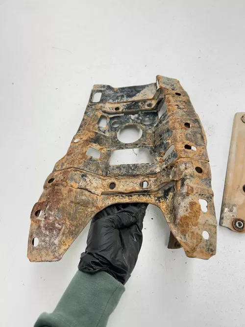 1991 91 Honda trx250x Fourtrax 250x OEM STRAIGHT LOT Skid Plate Bash Guard Engin