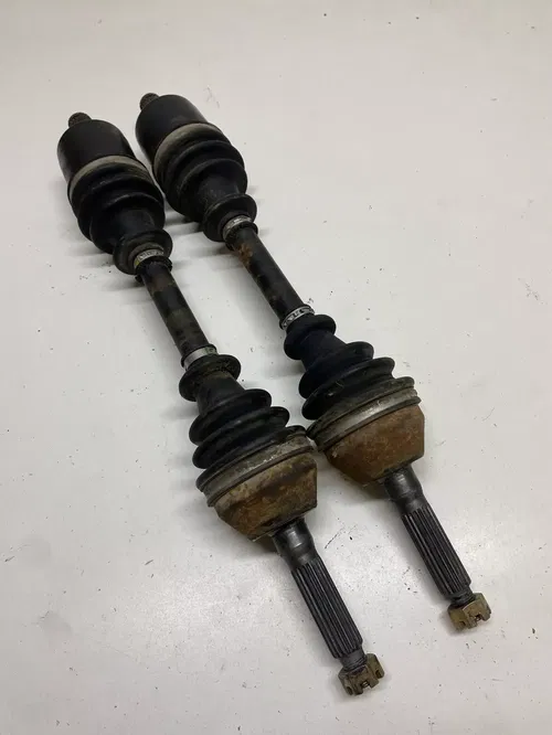 2005 05 Polaris Sportsman 800 Twin Front L R Axle Shafts Castle Nut
