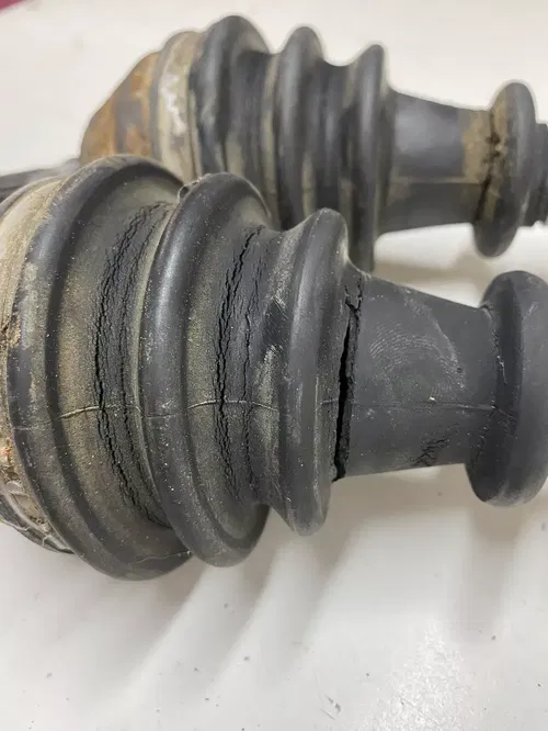 2005 05 Polaris Sportsman 800 Twin Front L R Axle Shafts Castle Nut