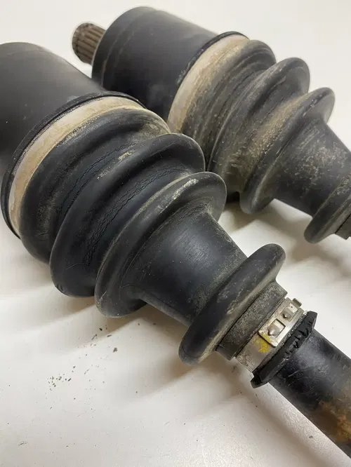 2005 05 Polaris Sportsman 800 Twin Front L R Axle Shafts Castle Nut