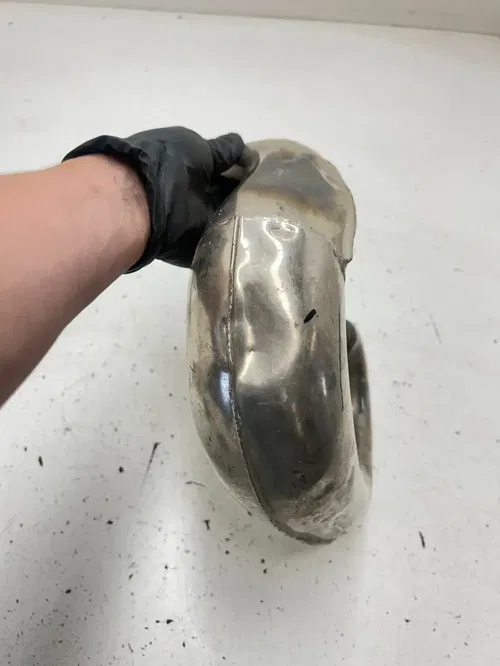 2001 98-01 KTM Adventure JR Mini 50 OEM Exhaust Pipe Silencer Muffler Header
