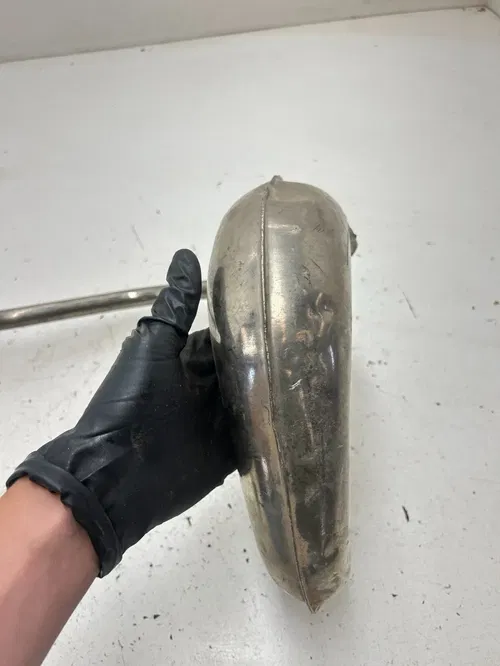 2001 98-01 KTM Adventure JR Mini 50 OEM Exhaust Pipe Silencer Muffler Header