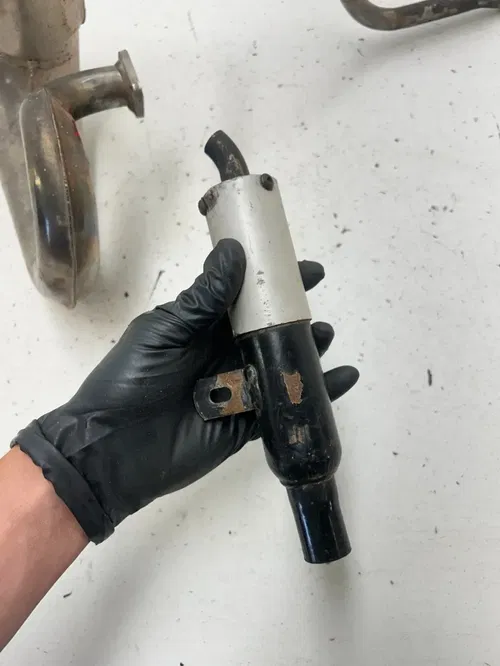2001 98-01 KTM Adventure JR Mini 50 OEM Exhaust Pipe Silencer Muffler Header