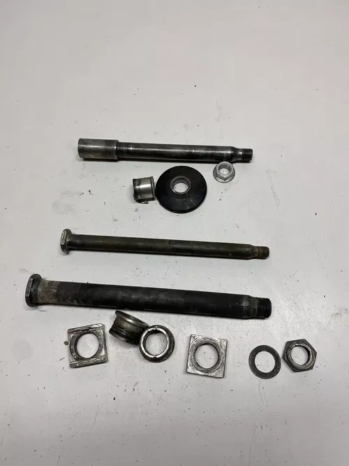 2005 05 Honda CRF250R crf250r Front Rear Back Axle Shaft Spacer Swing  Free Ship