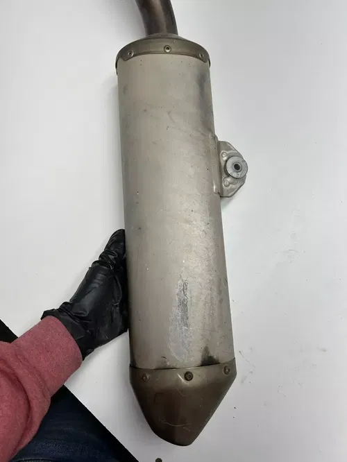 08 2008 Yamaha WR450F Wr 450 f OEM NICE! Exhaust Pipe Muffler Silencer TIGHT!