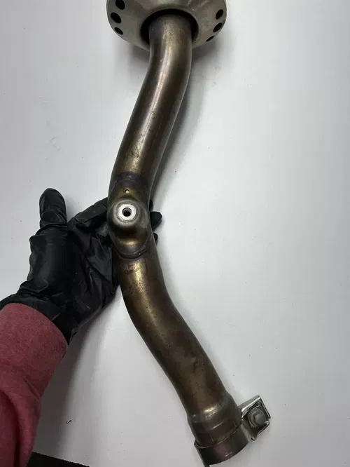 08 2008 Yamaha WR450F Wr 450 f OEM NICE! Exhaust Pipe Muffler Silencer TIGHT!