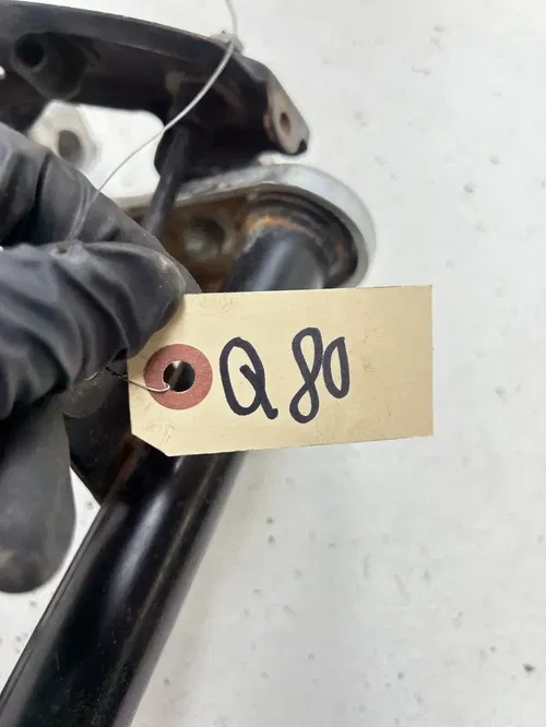 83 1983 Yamaha Tri Moto 175 YT175K OEM GOOD! Triple Clamps Tree Steering Post
