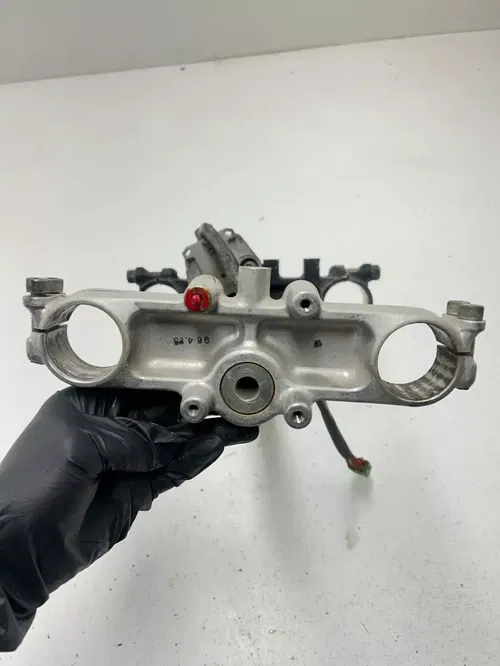97 1997 Suzuki DR650SE Dr 650 OEM Triple Clamps Clamp Upper Lower Tree Stem READ