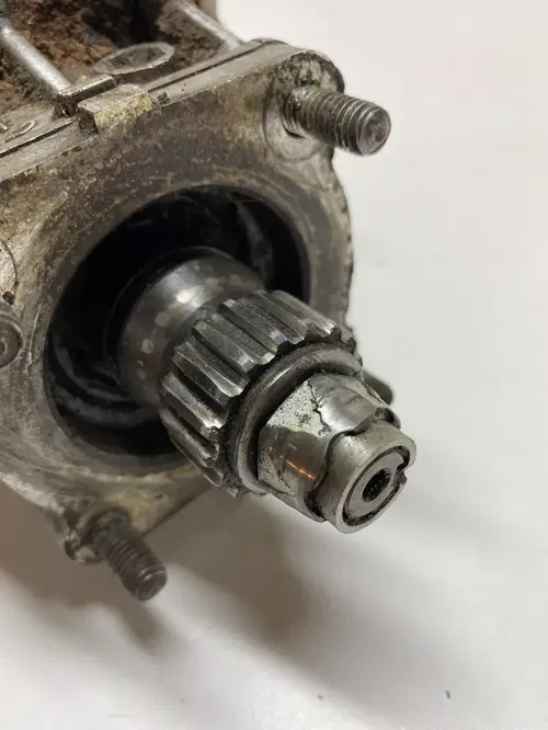 1995 95 Kawasaki Bayou 220 Rear Back Differential Diff Gearbox Assmebly