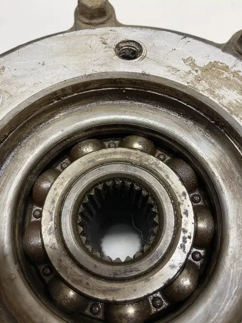 1995 95 Kawasaki Bayou 220 Rear Back Differential Diff Gearbox Assmebly