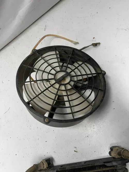 03 2003 Honda Rancher 350 TRX350TE 2x4 OEM GOOD! Fan Cooling Oil Cooler Mount