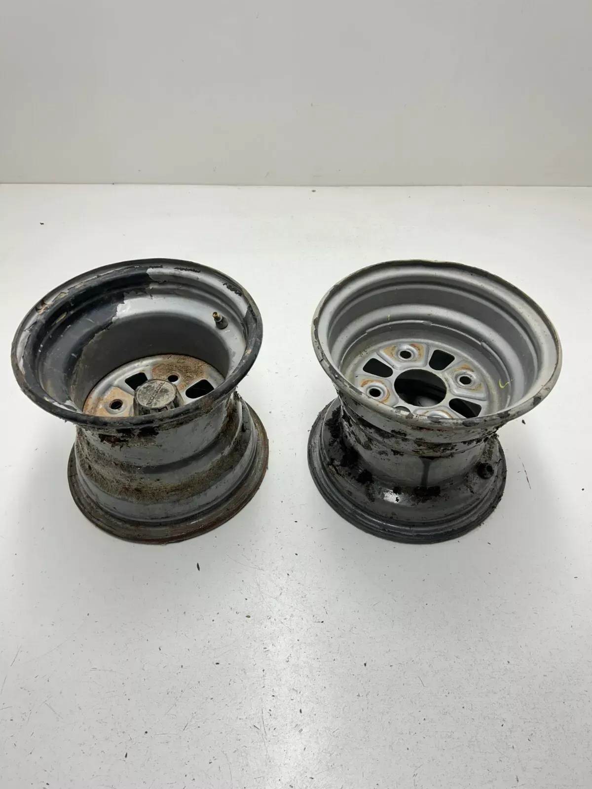 1998 98 Honda Rancher 350 TRX350TE 2x4  9 X 8 STRAIGHT! Rear Back Wheel Rim