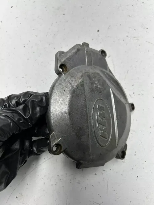 91 1991 KTM 300 SX MXC DXC OEM Stator Flywheel Ignition Cover Case Left Half
