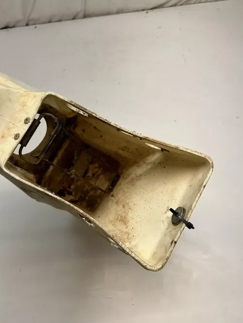 1985 85 HUSQVARNA WR125 wr 125 DRILLED HOLES Air Box Airbox Intake  Free Ship ￼