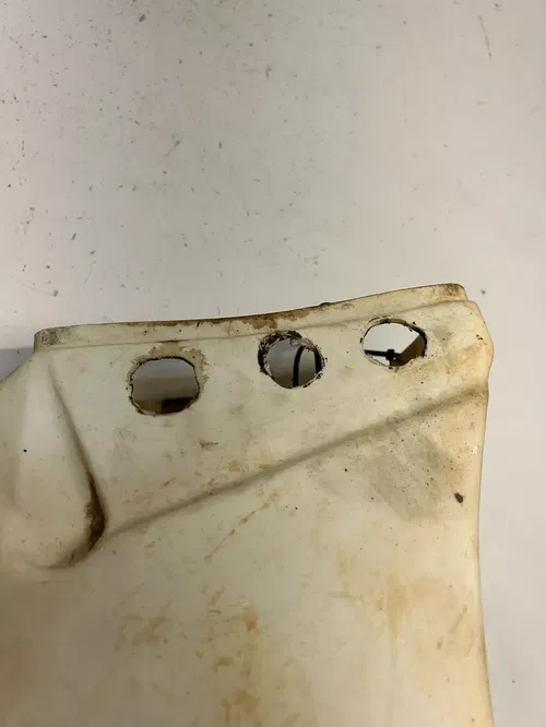 1985 85 HUSQVARNA WR125 wr 125 DRILLED HOLES Air Box Airbox Intake  Free Ship ￼