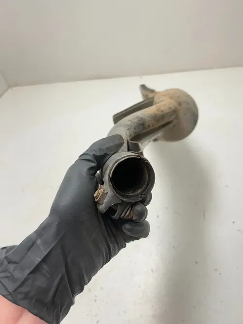 86 1986 Honda Fourtrax Trx 250 2x4 OEM TIGHT Exhaust Muffler Head Pipe Silencer