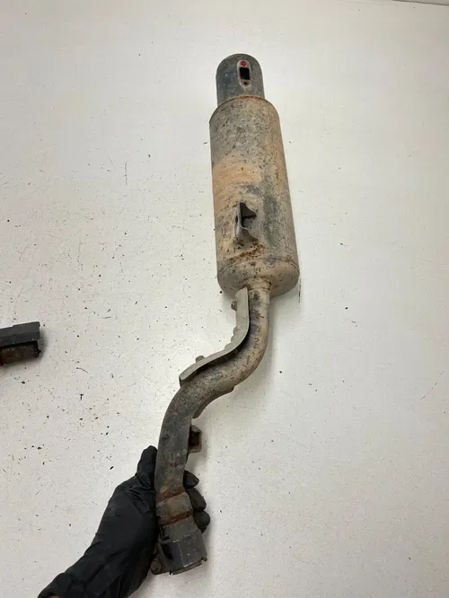 86 1986 Honda Fourtrax Trx 250 2x4 OEM TIGHT Exhaust Muffler Head Pipe Silencer