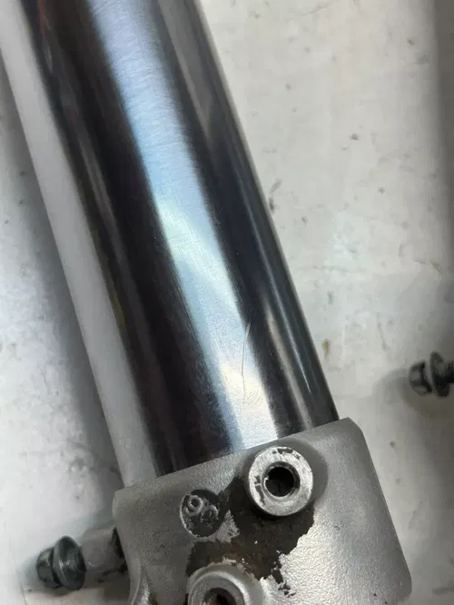 2007 07 YAMAHA YZ250F yz 250 f Forks Fork Suspension Spring Tube READ DESCRIPTIO