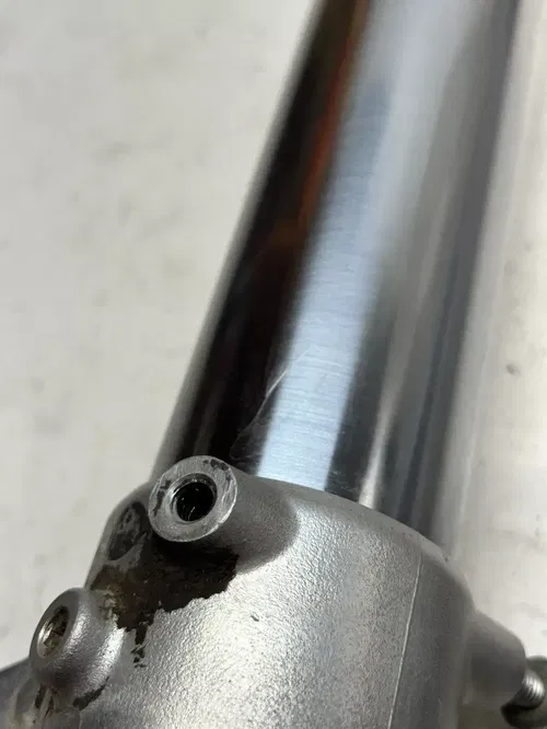 2007 07 YAMAHA YZ250F yz 250 f Forks Fork Suspension Spring Tube READ DESCRIPTIO