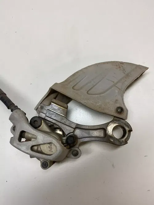 2003 03 YAMAHA WR 450F REAR BRAKE MASTER CYLINDER LEVER LINE CALIPER WORKING