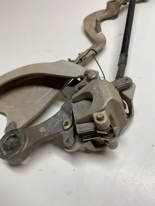 2003 03 YAMAHA WR 450F REAR BRAKE MASTER CYLINDER LEVER LINE CALIPER WORKING